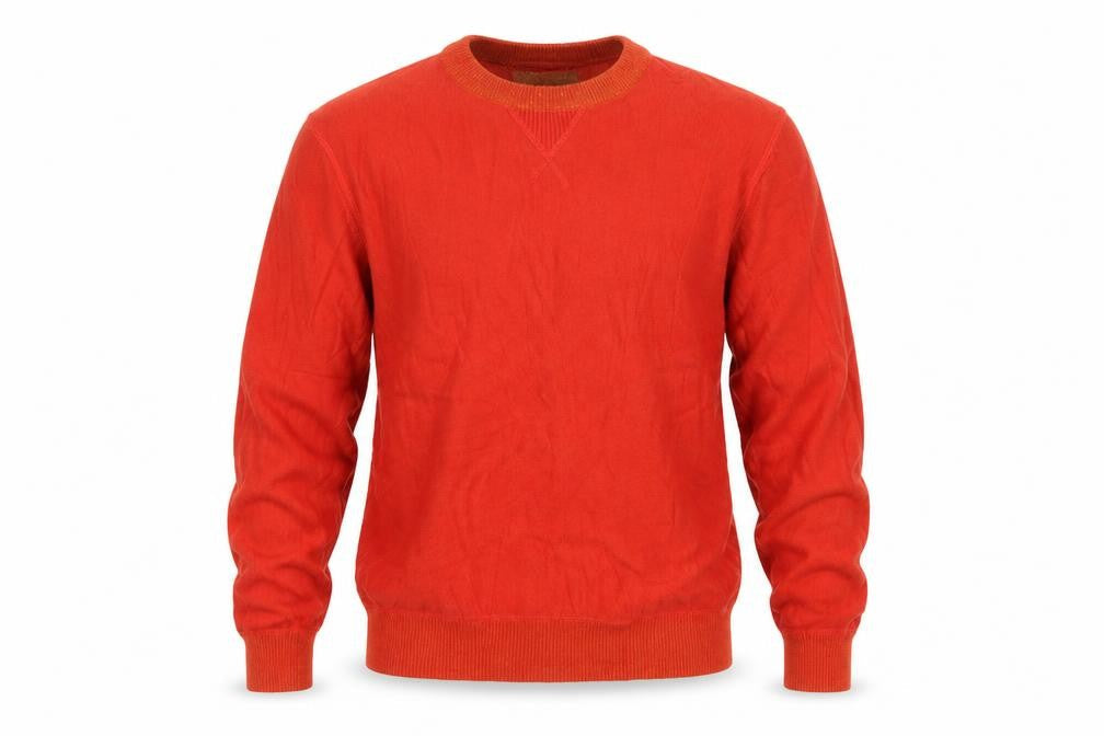 Jack Wills Men’s Orange M Cotton Crew Neck Pullover Jumper