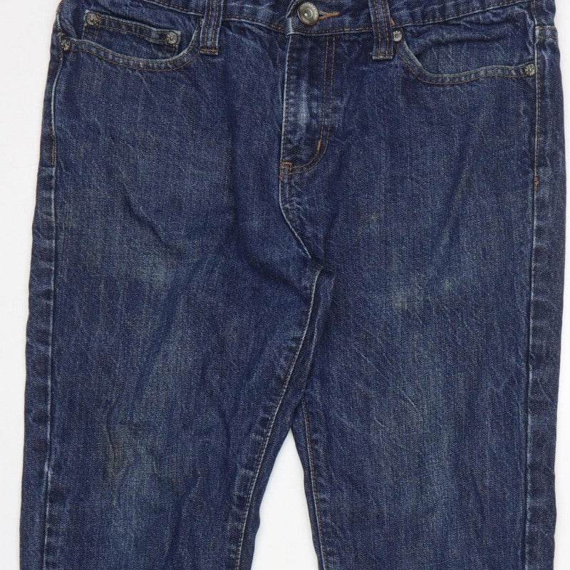 Bluenotes Men’s Blue W32 Straight Leg 100% Cotton Dark Wash Jeans