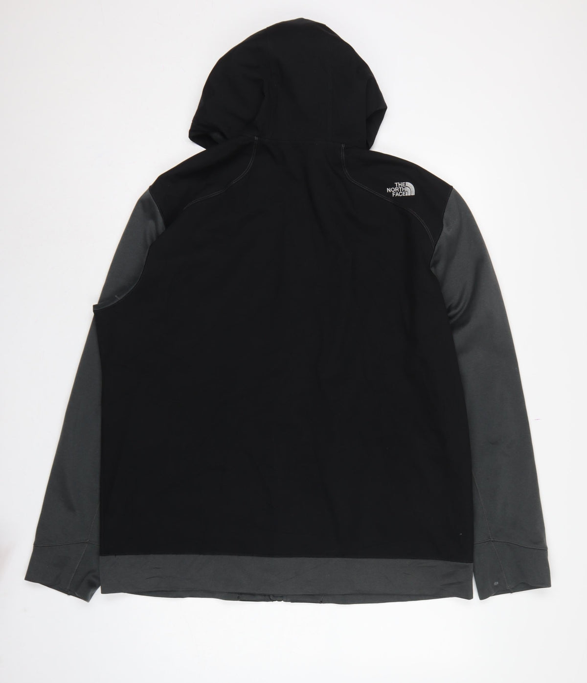 The North Face Men's Black Grey XL Hooded Softshell Jacket