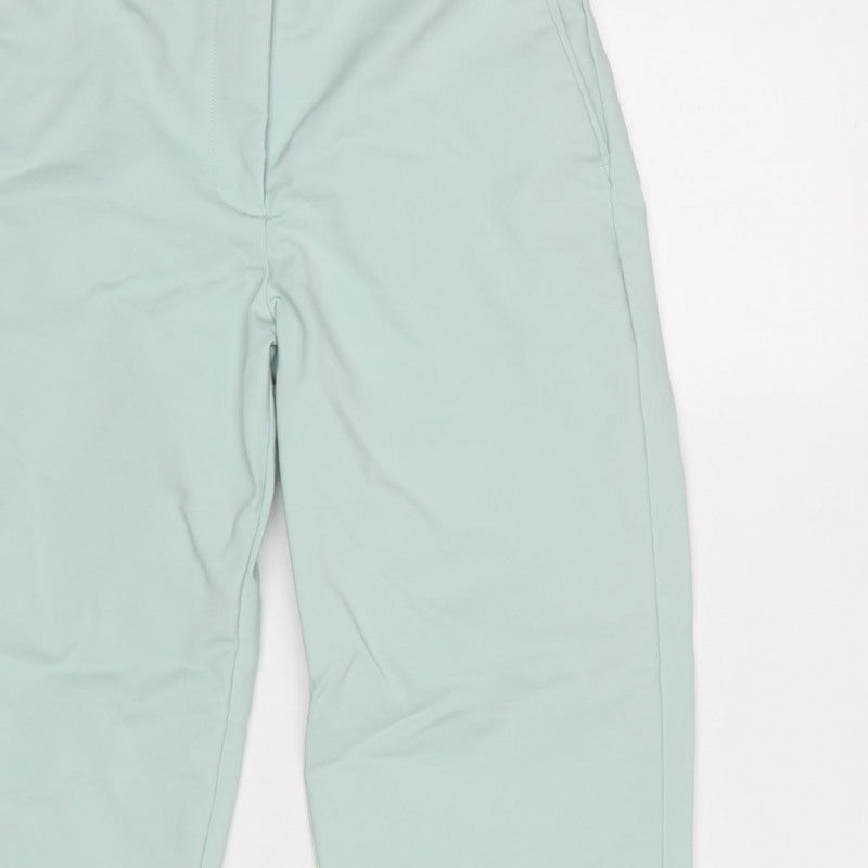 Marks & Spencer Women's Light Green UK 6 X Short Tapered Trousers