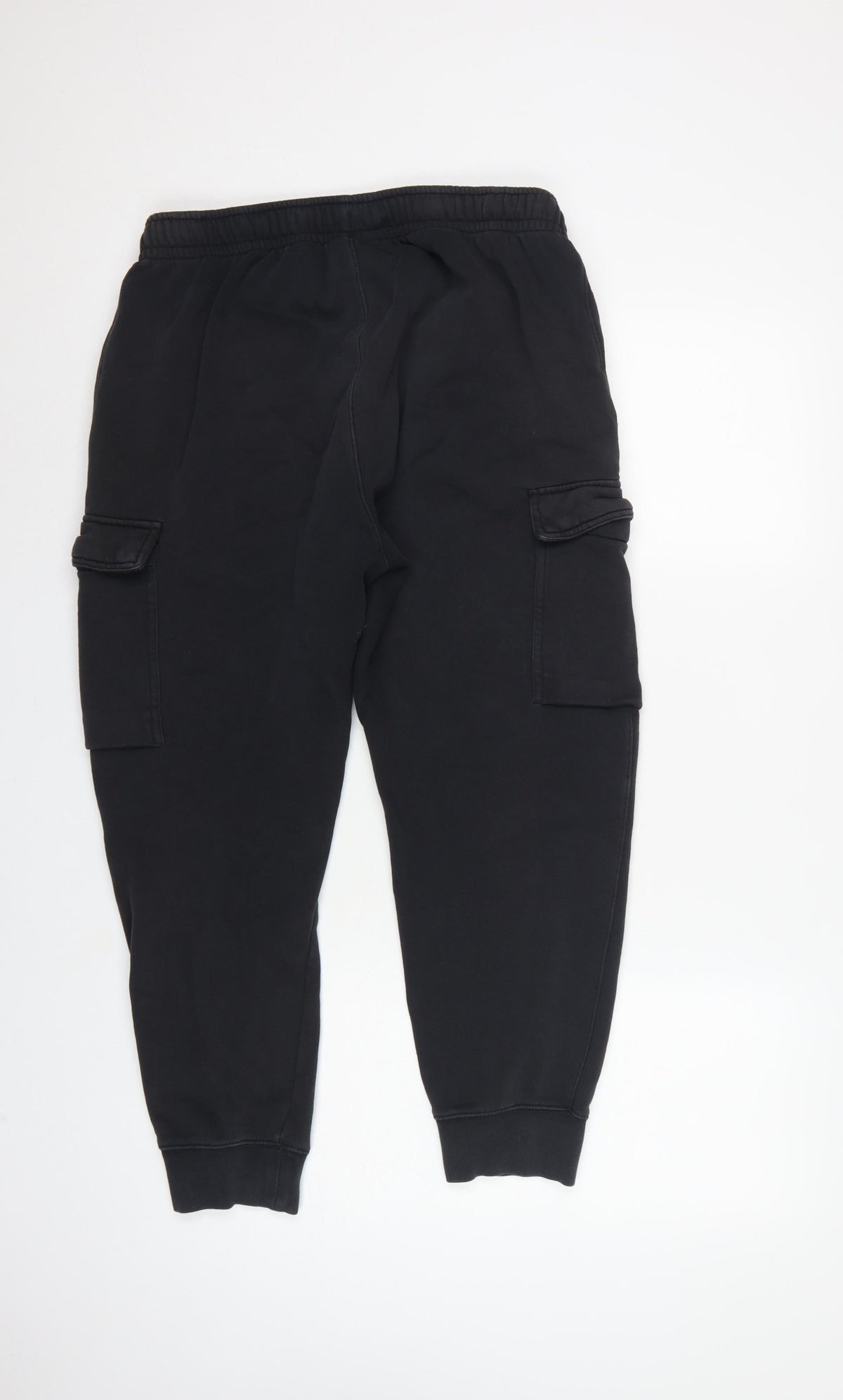 Nike Women’s Black M Cargo Jogger Trousers Logo Elastic Waist