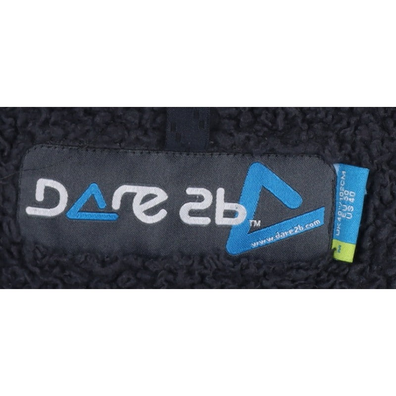 Dare 2b Men's Grey M Fleece Hooded Full Zip Outdoor Jacket
