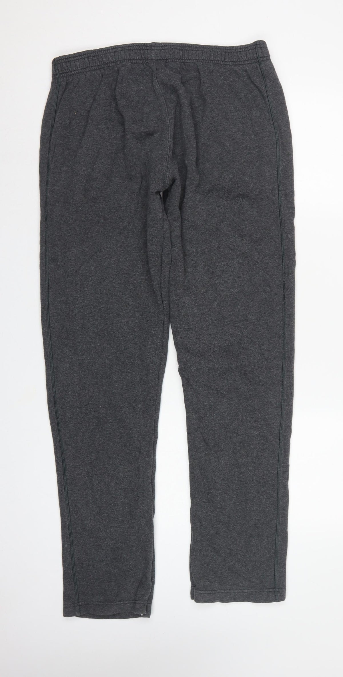 Dri Champion Men's Grey L Fleece Sweatpants Elastic Waist Logo