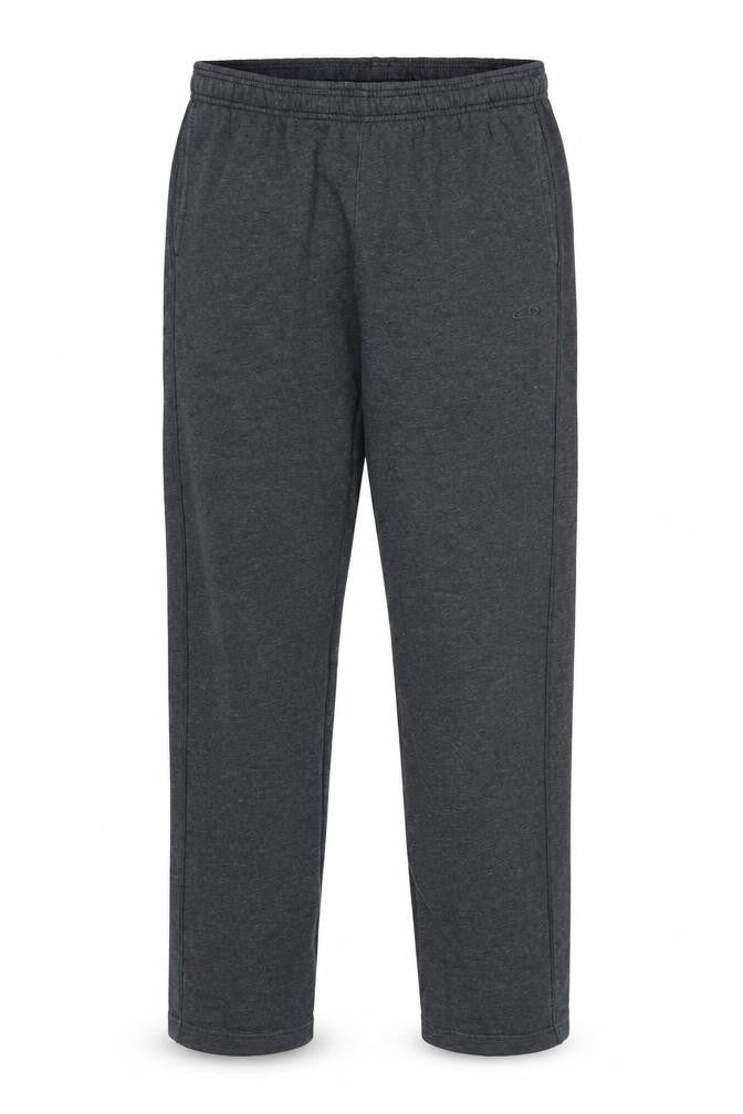 Dri Champion Men's Grey L Fleece Sweatpants Elastic Waist Logo