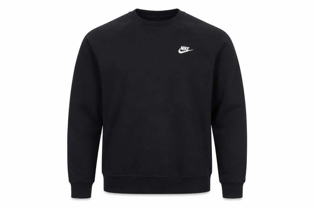 Nike Men’s Black M Pullover Crew Neck Logo Sweatshirt