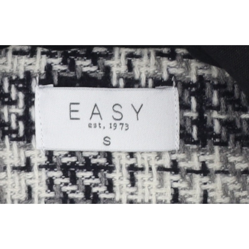 Easy 1973 Mens Grey Check Hooded Shacket Jacket Size S