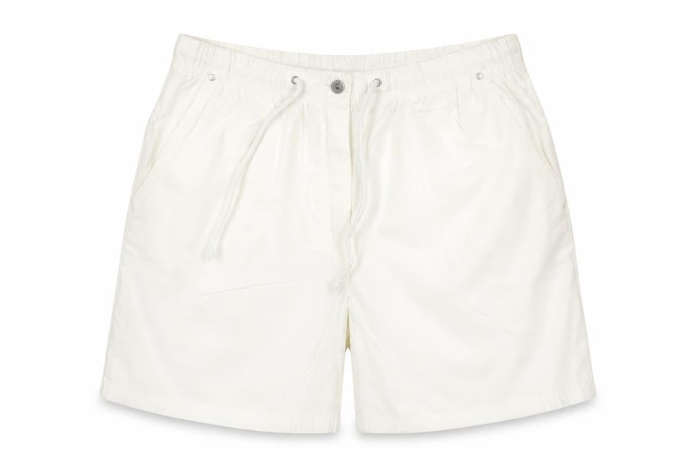 Marks & Spencer Women White UK 16 Cotton Utility Drawstring Shorts