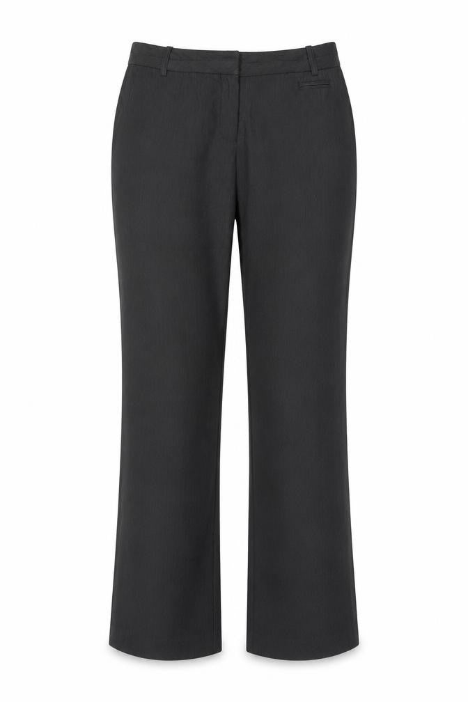 Next Women Grey Pinstripe UK 8 Regular Bootcut Tailored Trousers
