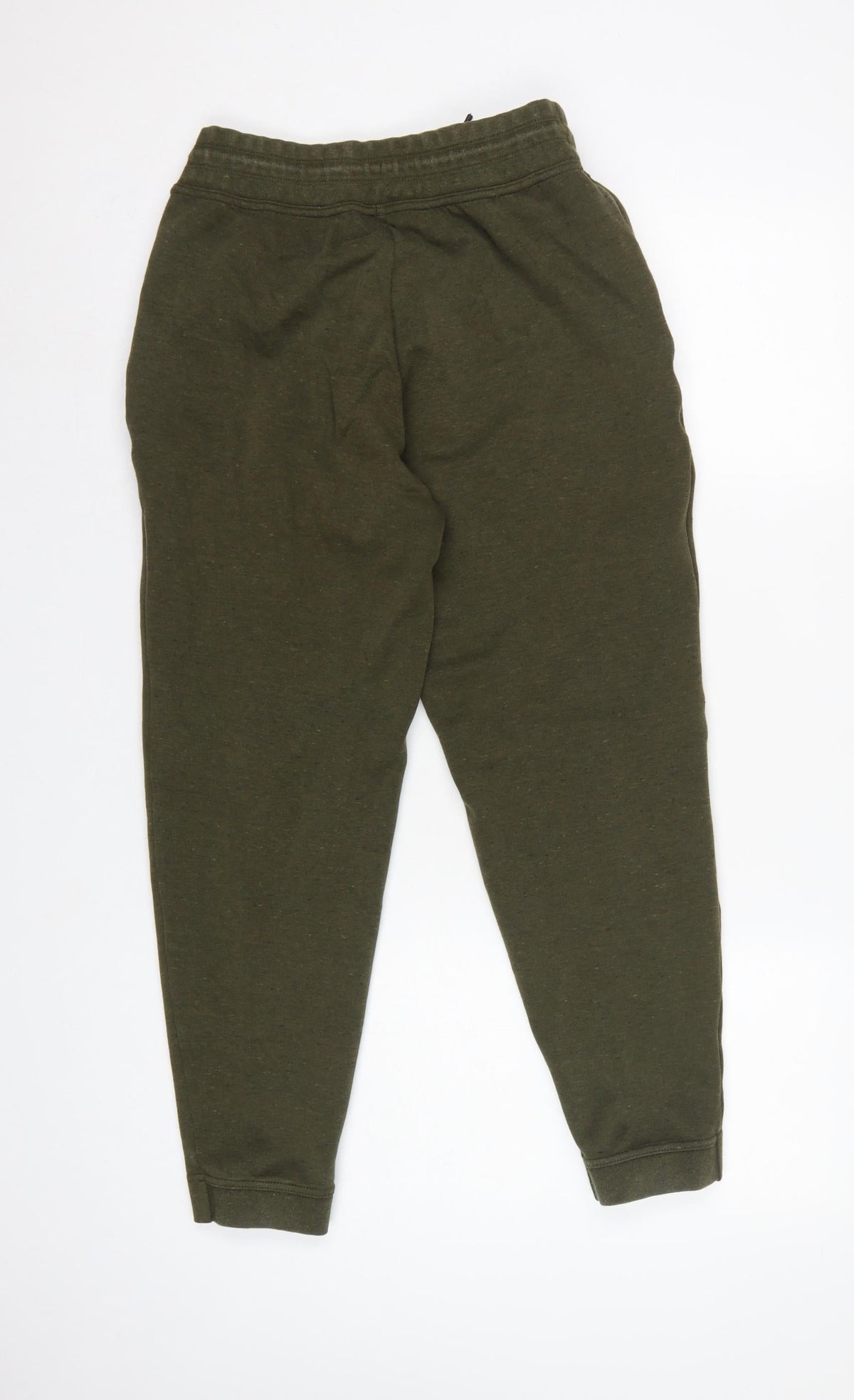 Nike Women’s Green XS Jogger Trousers Cotton Blend Zip Pockets