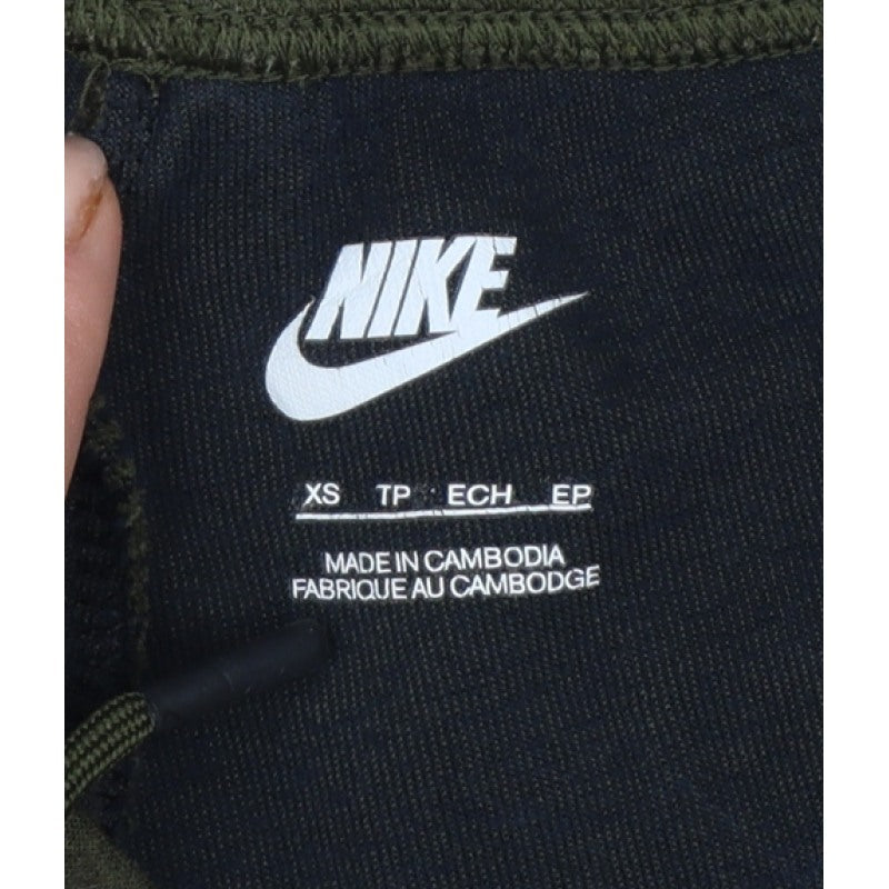 Nike Women’s Green XS Jogger Trousers Cotton Blend Zip Pockets