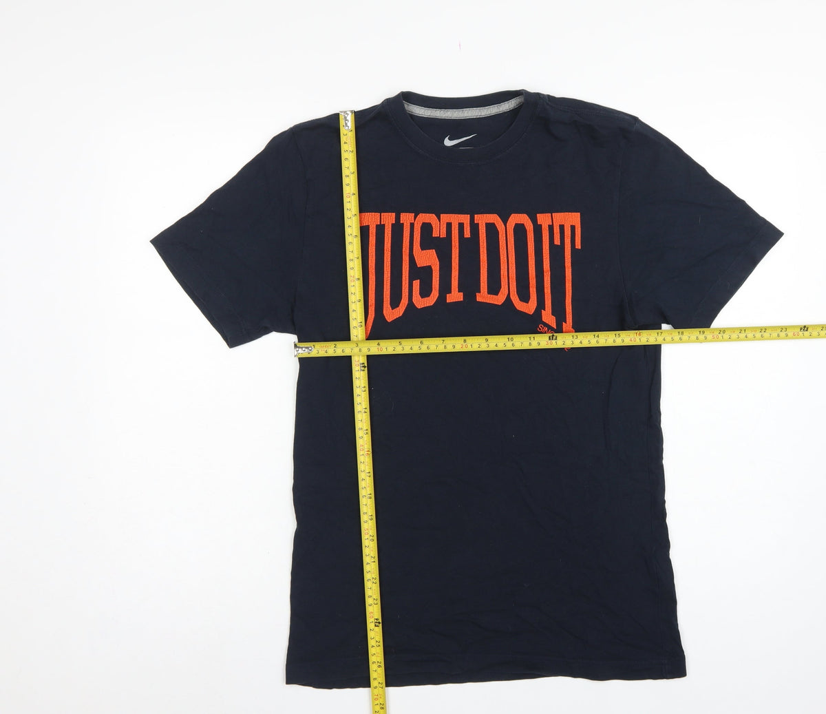 Nike Men's Black S Just Do It Graphic Print Regular Fit T-Shirt