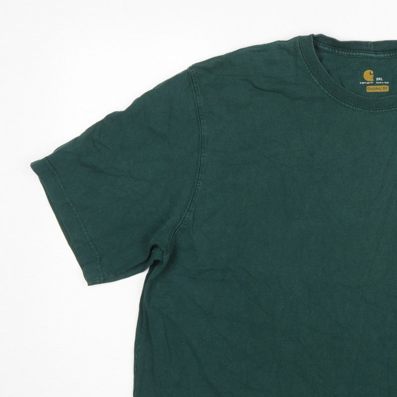 Carhartt Men’s Green 2XL Original Fit Pocket Crew Neck T-Shirt