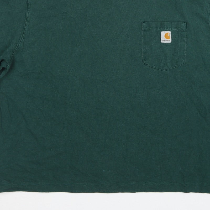 Carhartt Men’s Green 2XL Original Fit Pocket Crew Neck T-Shirt