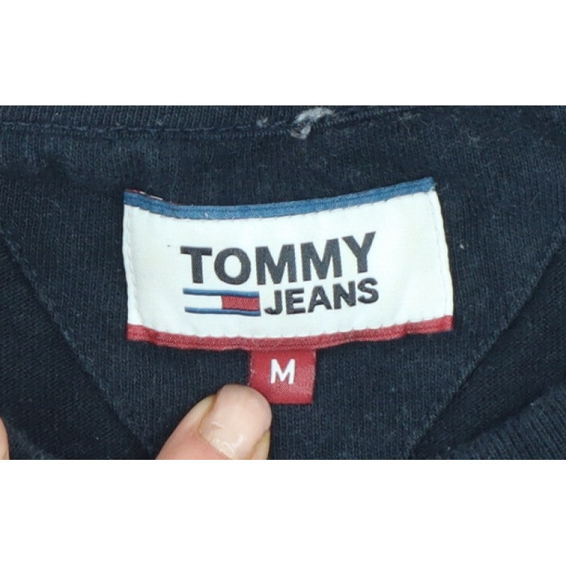 Tommy Jeans Men’s Black M Graphic Logo Crew Neck Short Sleeve T-Shirt