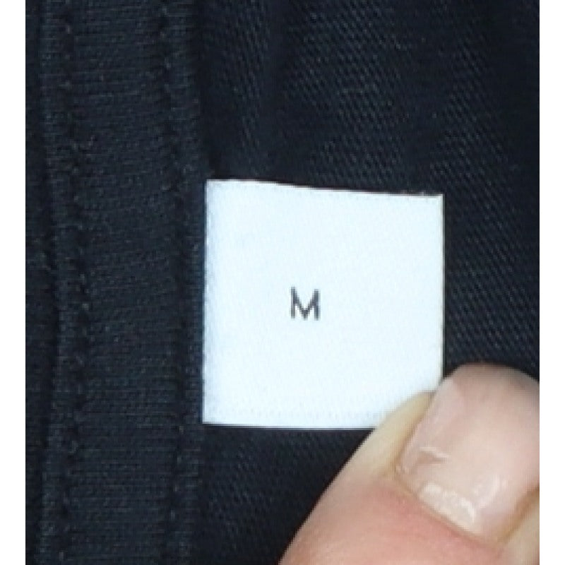 Collusion Men's Black M Long Sleeve Crew Neck Cotton T-Shirt
