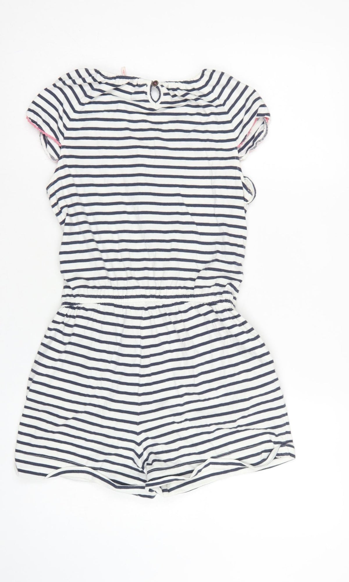 FatFace Girls Multicoloured 12-13 Years Striped Playsuit Pockets
