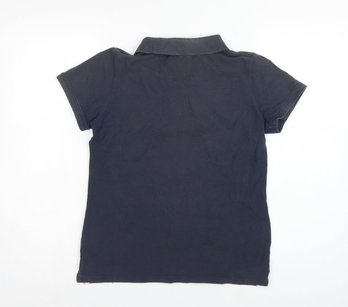 Crew Clothing Company Women’s Navy Size 12 Classic Cotton Polo Shirt
