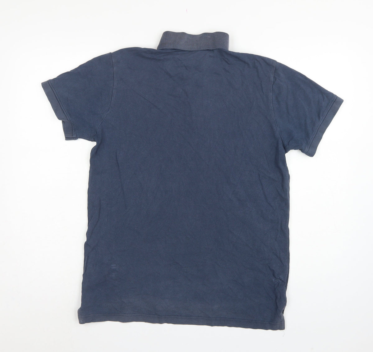 TOG24 Men's Blue M Short Sleeve Logo Casual Polo Shirt