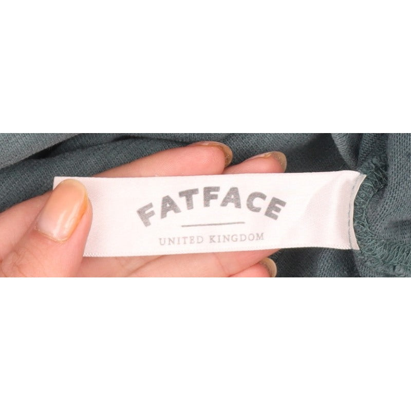 FatFace Men’s Green Cotton Crew Neck Pullover Sweatshirt Size S