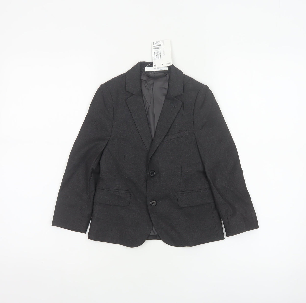 Marks & Spencer Boys Black 4-5 Years Two Button Formal Suit Jacket