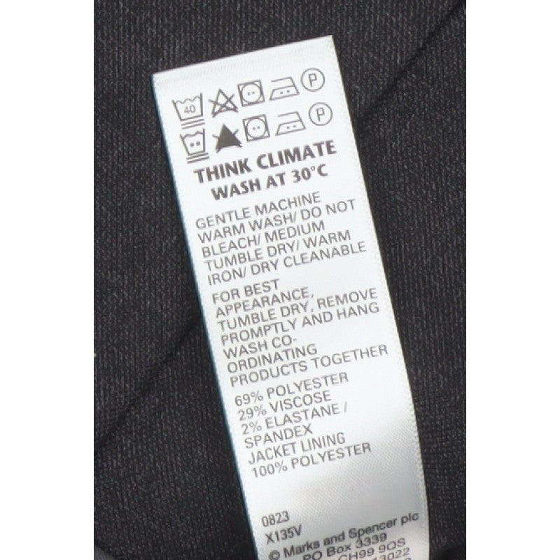 Marks & Spencer Boys Black 4-5 Years Two Button Formal Suit Jacket