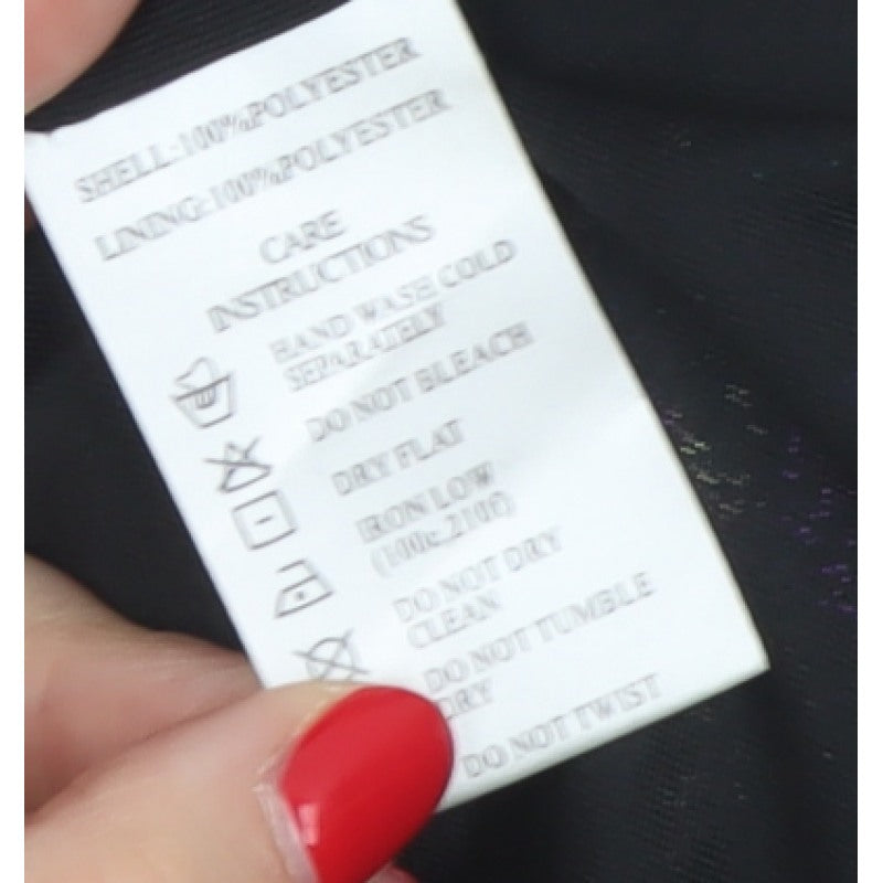 Motel Women Black S Sequin Mini Slip Party Cocktail Dress
