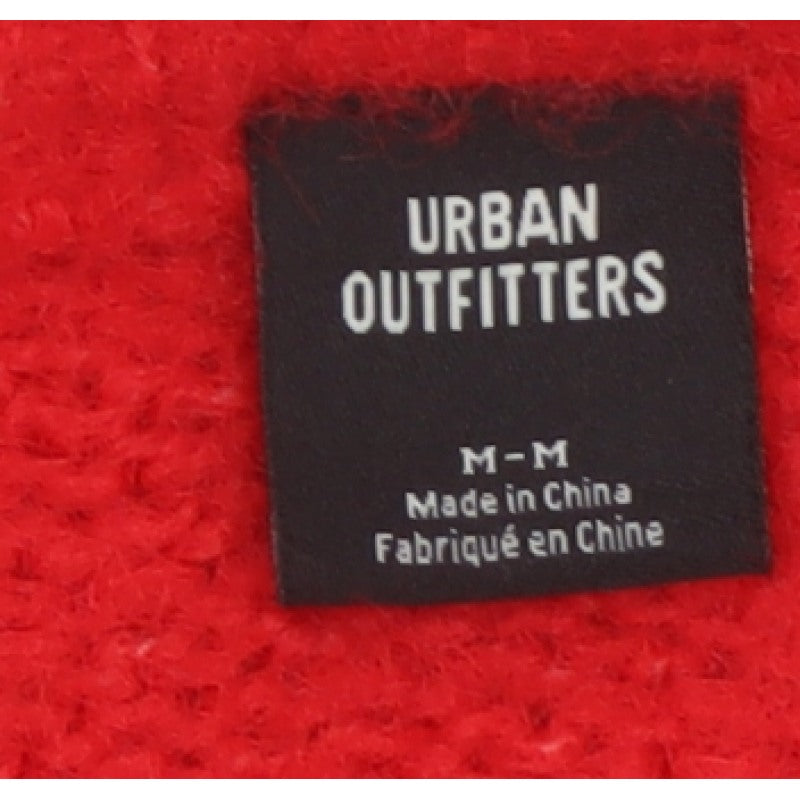Urban Outfitters Women Red M Button Knit Wool Blend Cardigan