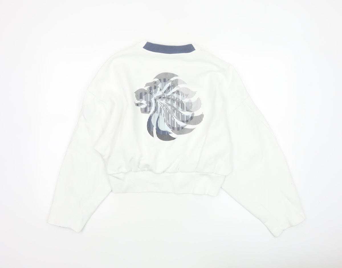 Adidas Team GB Women’s White S Pullover Olympic Logo Sweatshirt