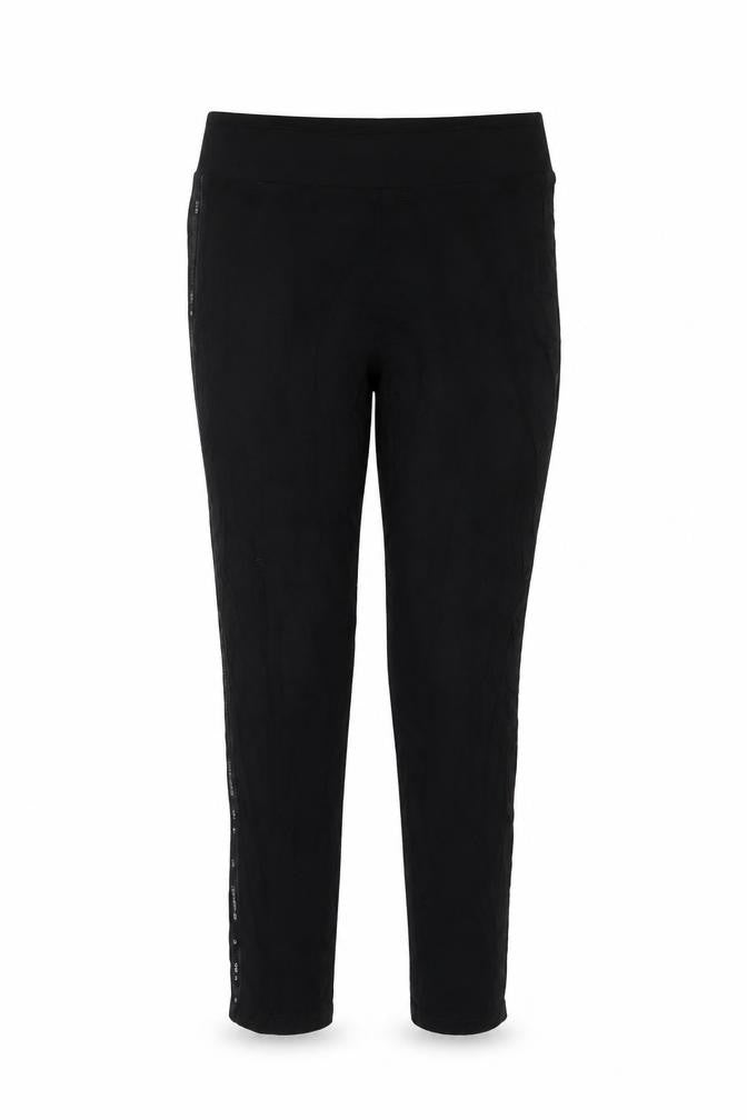 Marks and Spencer Women’s Black UK 12 Stretch Sequin Side Leggings