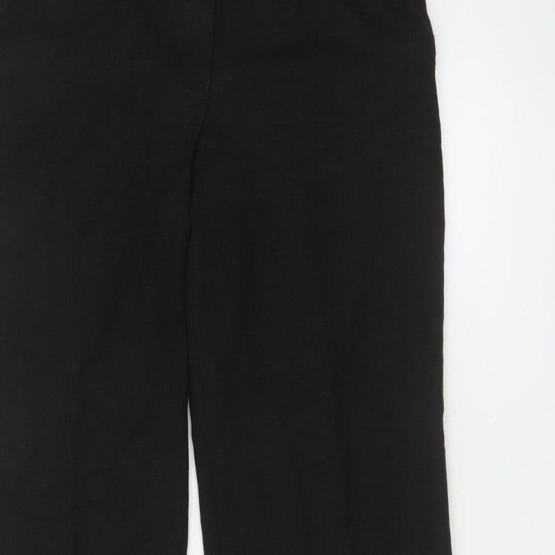 Next Women’s Black UK 12 Regular Tailored Straight Leg Dress Trousers