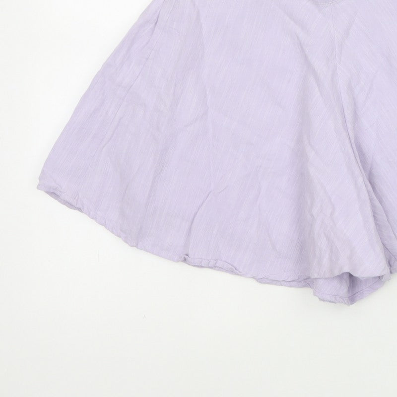 Jack Wills Women Purple Size 8 Relaxed Culotte Shorts