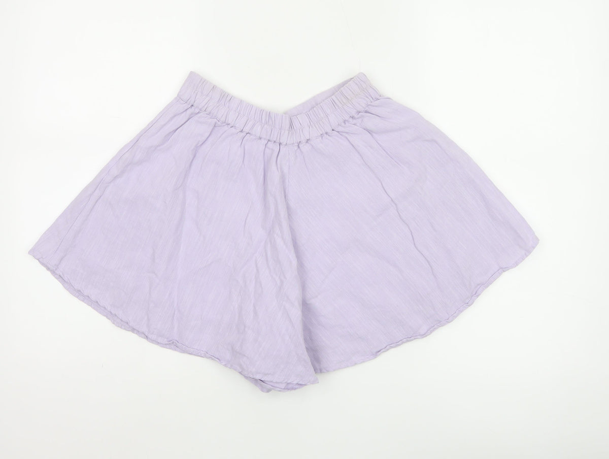 Jack Wills Women Purple Size 8 Relaxed Culotte Shorts