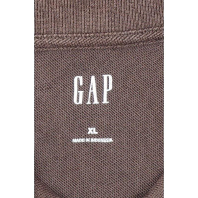 GAP Men’s Brown XL Long Sleeve Cotton Polo Shirt Classic