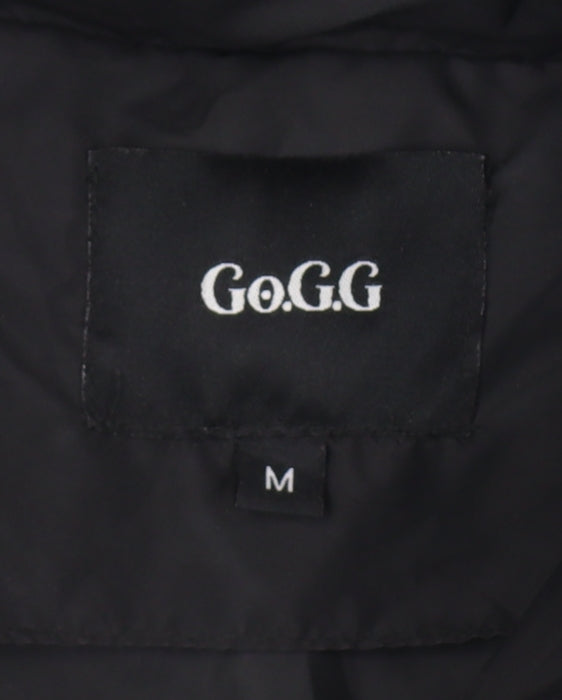 Go.G.G Women’s Black M Mid-Length Belted Puffer Coat