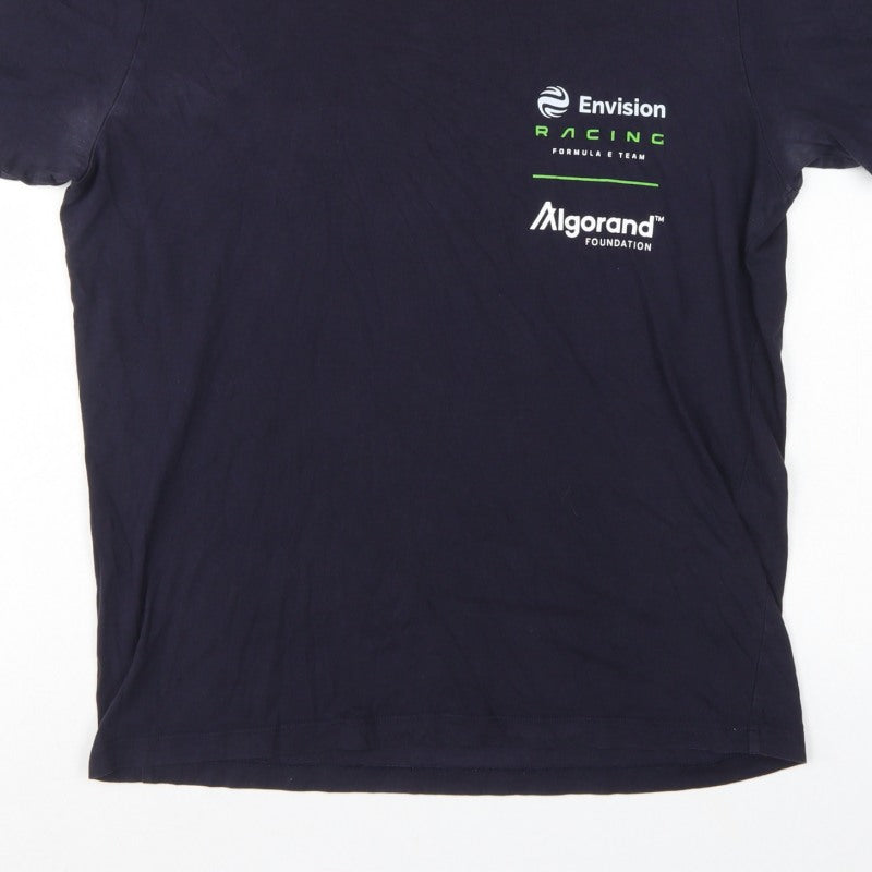 C.P. Company Mens Black L Envision Racing Formula E Logo T-Shirt