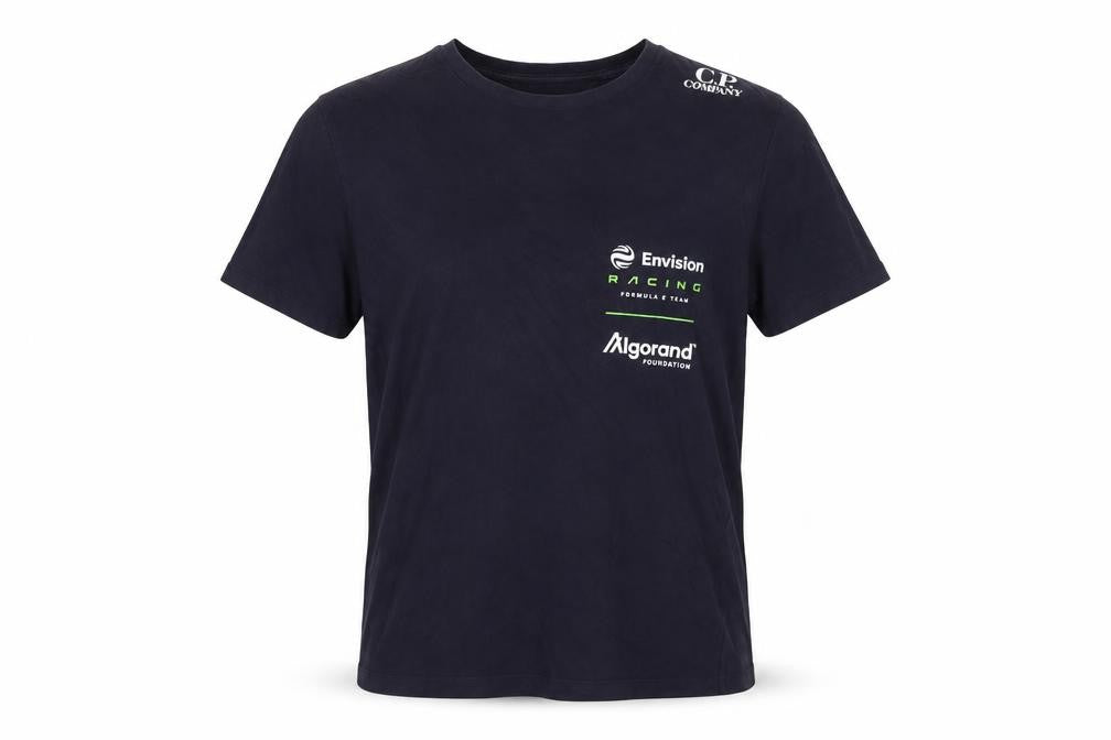C.P. Company Mens Black L Envision Racing Formula E Logo T-Shirt