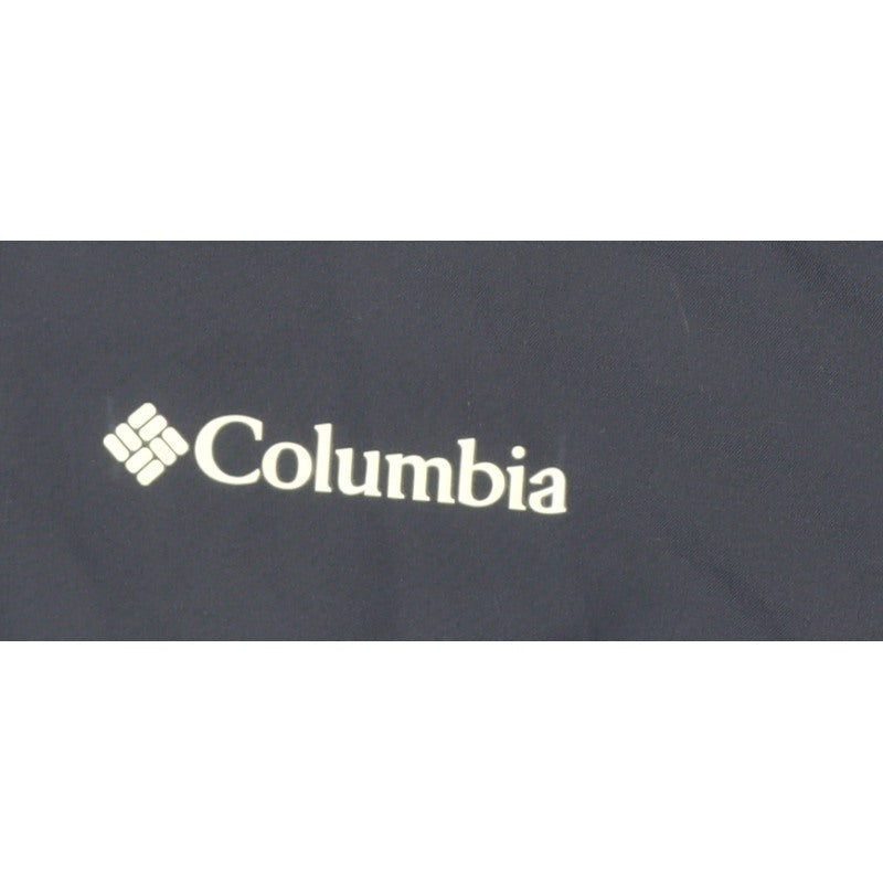 Columbia Women Blue M Omni-Tech Hooded Waterproof Rain Jacket
