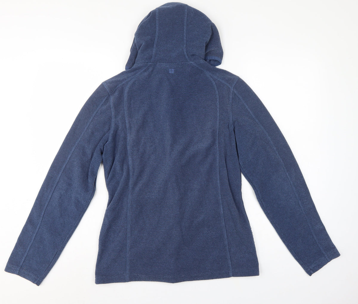 Mountain Warehouse Womens Blue UK 12 Basic Hooded Fleece Jacket