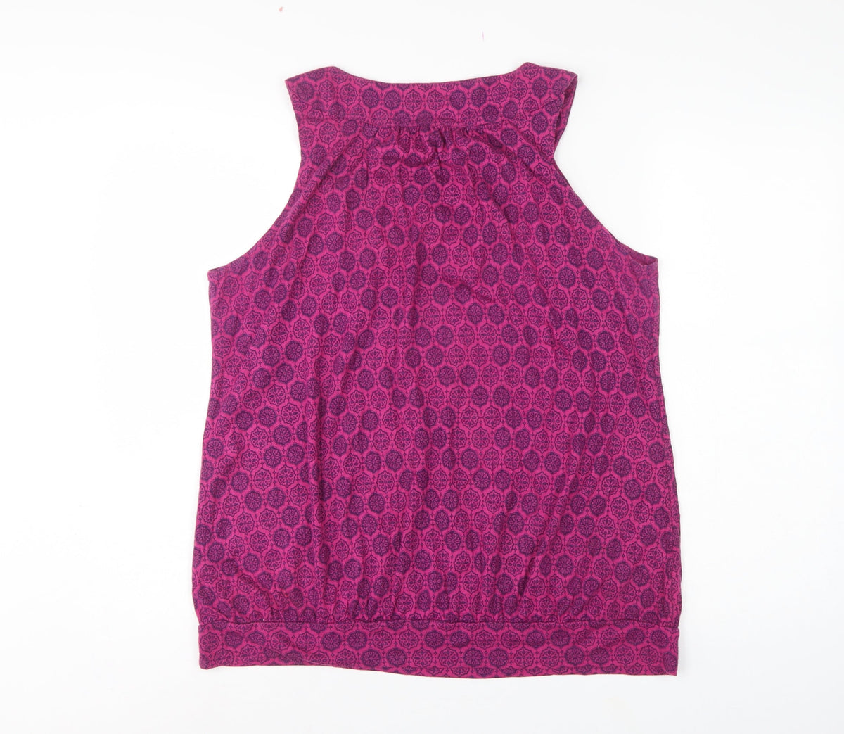 Casual Collection Debenhams Women’s Pink Geometric Basic Tank Top UK 16