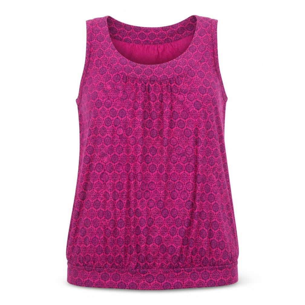 Casual Collection Debenhams Women’s Pink Geometric Basic Tank Top UK 16