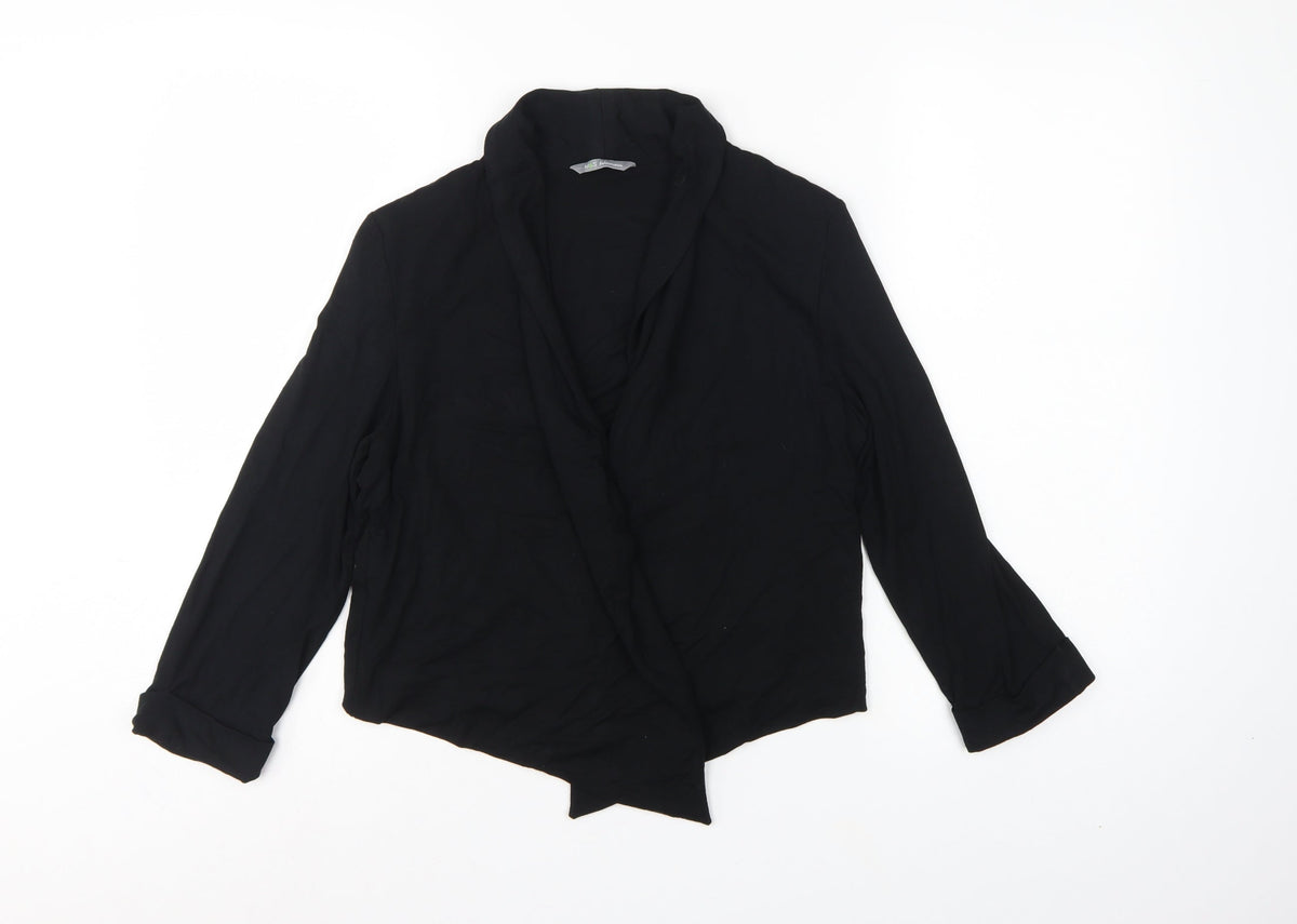Marks and Spencer Women’s Black UK 12 Wrap Blouse Long Sleeve