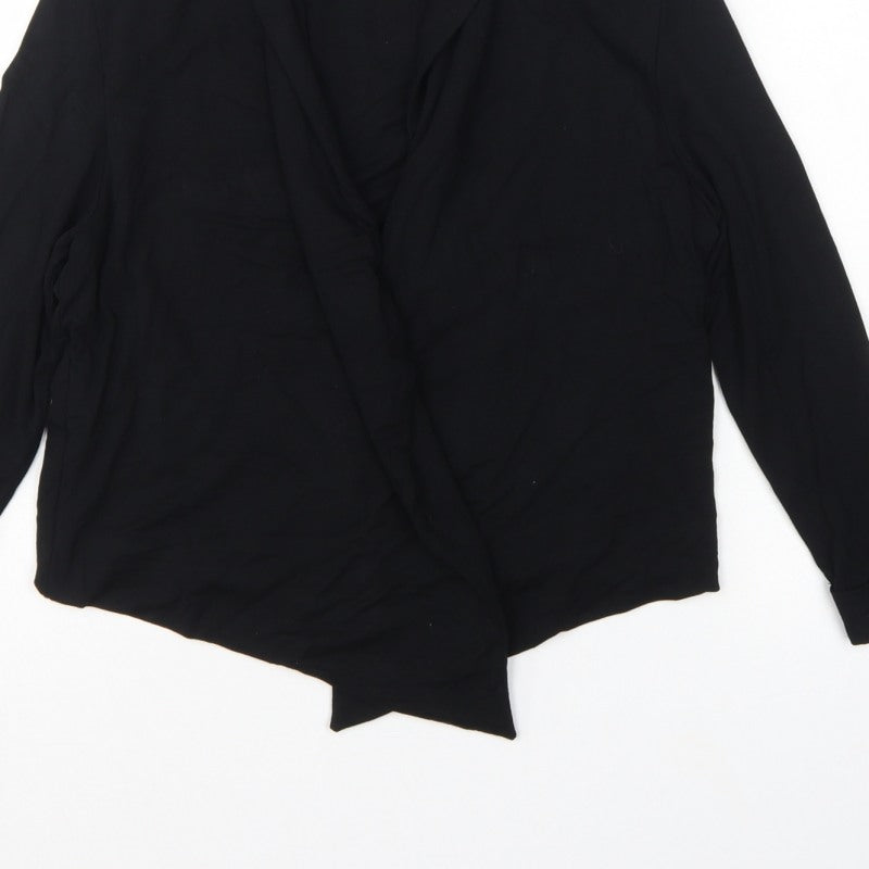 Marks and Spencer Women’s Black UK 12 Wrap Blouse Long Sleeve