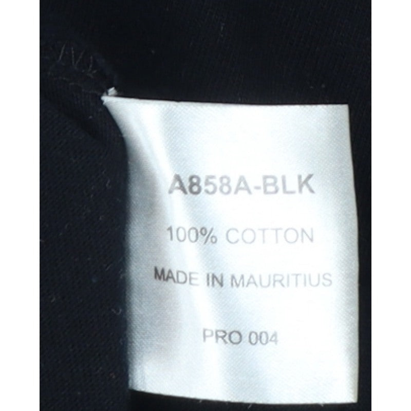 Cotton Traders Men’s Black M Long Sleeve Mock Neck Cotton T-Shirt Logo