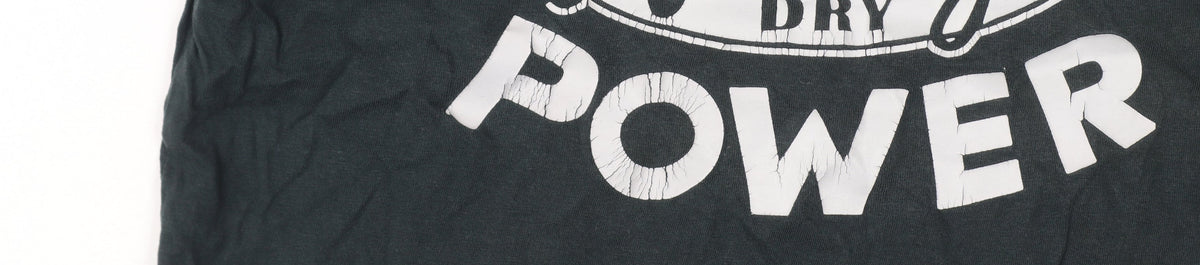 Superdry Men’s Black L Tokyo Super Mustang Graphic Crew Neck T-Shirt