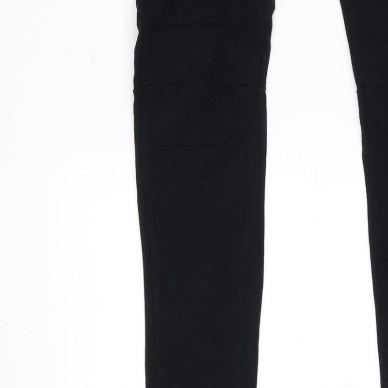 G-Star RAW Women’s Black XS Skinny Stretch Jeans Button Fly Logo