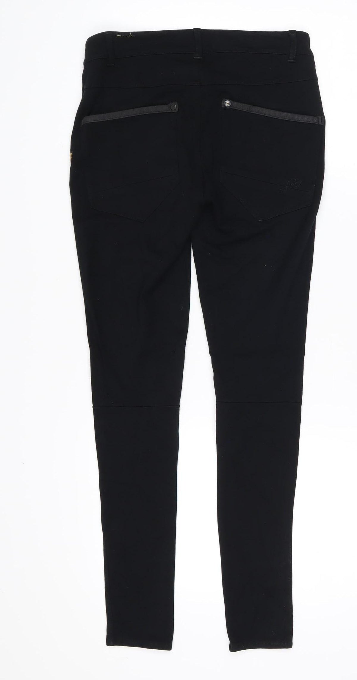 G-Star RAW Women’s Black XS Skinny Stretch Jeans Button Fly Logo