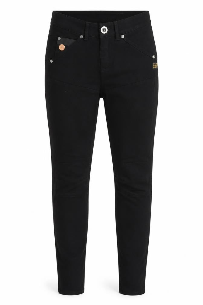 G-Star RAW Women’s Black XS Skinny Stretch Jeans Button Fly Logo