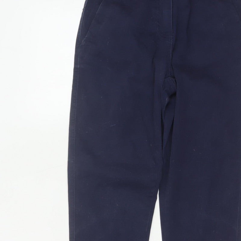 Joules Women’s Navy Blue UK 6 Slim Tapered Chino Trousers