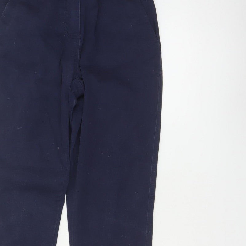 Joules Women’s Navy Blue UK 6 Slim Tapered Chino Trousers