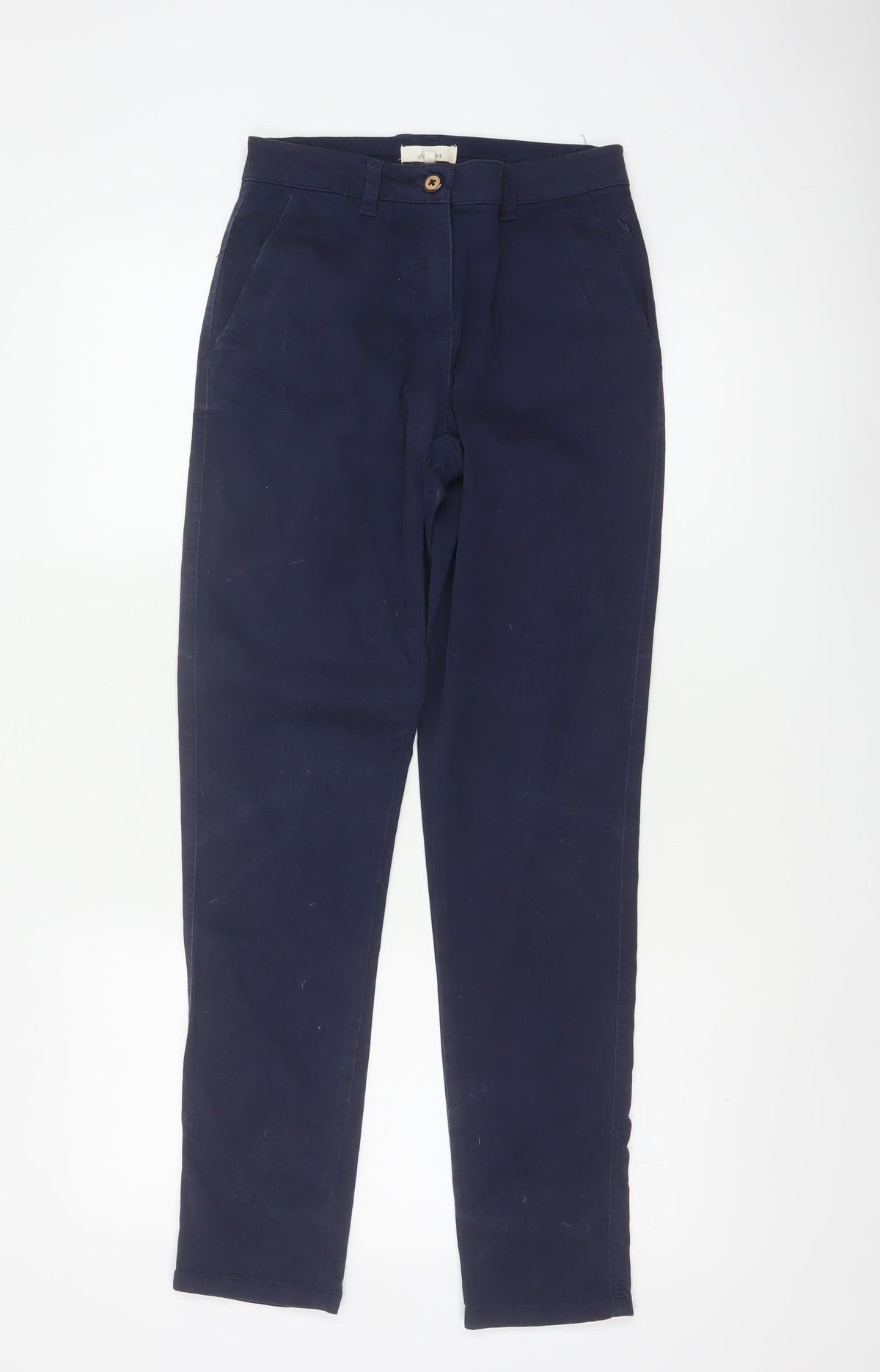 Joules Women’s Navy Blue UK 6 Slim Tapered Chino Trousers